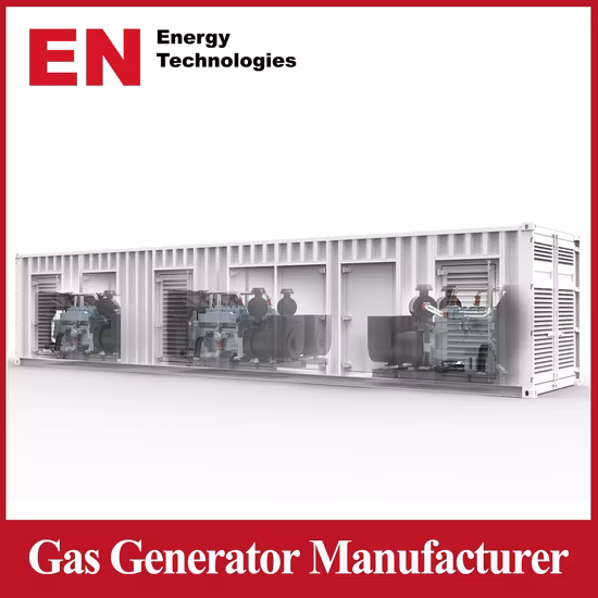 Preço de fábrica Fabricante Chinês 3MW Gás Natural Óleo Gás Biogás Motor Gerador de Energia